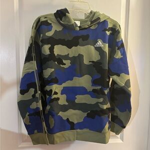 Boys Adidas Camouflage Hoodie Sz L 14/16 NWT